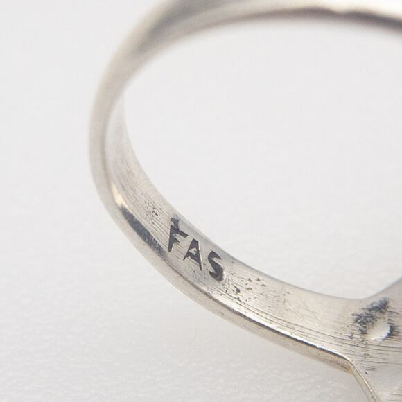 Sterling Silver Marcasite Black Onyx Art Deco Style Ring 925 Size 5.5 - Picture 7 of 10